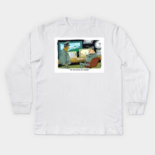 Drone reproduciton Kids Long Sleeve T-Shirt